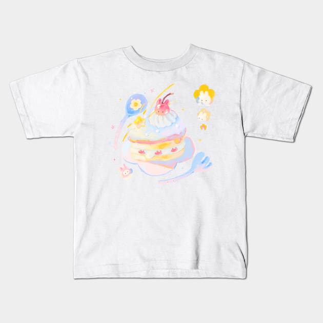 Shooting Star Cake Kids T-Shirt by happyyu